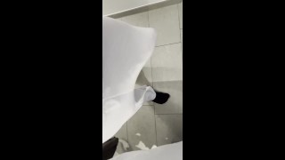 XXL Huge Cock with white Pants