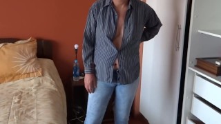 I love watching how I make cocks hard while I expose myself and start touching myself