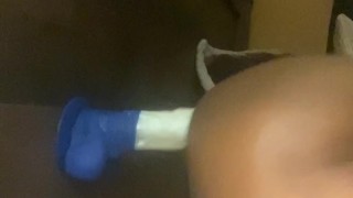 Little Bunny dildo play for Daddy