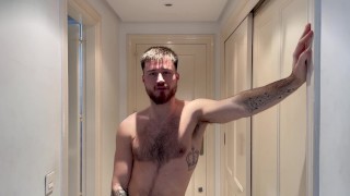 Nerd wedgied by bully & left hanging on a hook