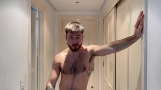 Nerd wedgied by bully & left hanging on a hook