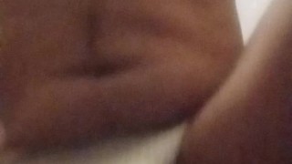 Squirting out my own load after Self breeding ;)