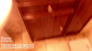 Nueva corrida masiva gimiendo frente al espejo! Me gusta verme y que me vean...