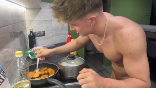 Rice, Chicken Nuggets, Naked Cooking