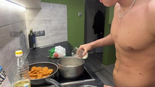 Rice, Chicken Nuggets, Naked Cooking