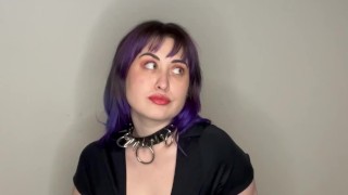 Hot Goth Girlfriend Loves Teasing You