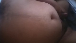 fat man touching pussy and clit