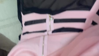 Cross Dressed Chub Fucked by Husband