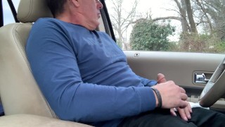 I part my car and jerk-off in public and cum. I talk a little bit. Full, unedited, new version.