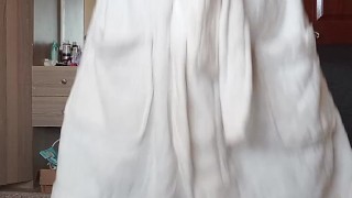 ROLEPLAY:BIG ASS EBONY TWERKING in a Robe,Removed It & TWERK Naked while BOUNCING HUGE BOOBS