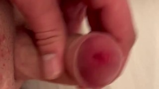 I started masturbating my small penis and my glans immediately started to get wet