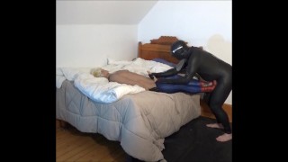 barefoot orca predator plays with spiderman doll, part 2