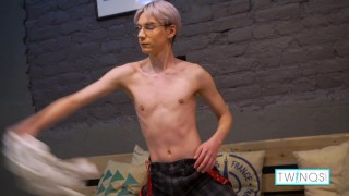 Super Horny Karol Gajda Can't Anymore To Drain Himself!