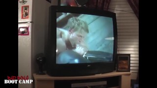 Friends Axel Johnson and Kameron Scott wank and suck dicks