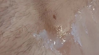 Big cumshot on abs
