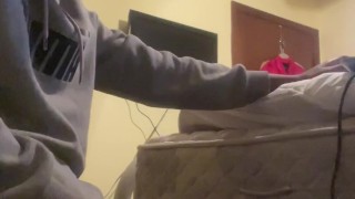 I slowly got turned on and started jerking my hard black cock until I cummed