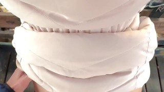 Creampie Quickie On Public Viewing Tower During Sunset - Young Couple Keyla & Lucas