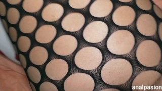 PUT YOUR COCK IN SLOWLY AND CUM, MY ASS IS STRETCHED AND HURTS ME