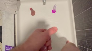 Shower masturbation