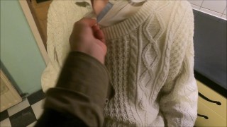 two twink blonde boys fuck hard bareback and cum on ass