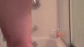 CHUBBY FAT BBW VANILLA FAITH ARDALAN TAKING A SHOWER