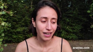 Ersties - Rachel Loves To Masturbate With Flowers Outdoor