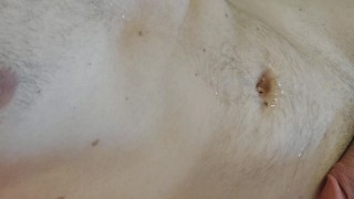Bellybutton cumshot play