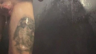 First cum at the gym. New Year cruising and jerkking at the locker room.