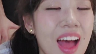 WMAF addicted Asian girl with big boobs got caught rough by BWC