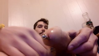 Pot Smoking And Dick Play
