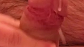 Quick jerk off in bathroom