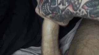 Jerking as soon as I wake up.