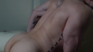 Chindo muscle jerk off and eat his own sperm