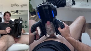 Trying out my XSpaceCup Auto-Stroker for the first time.