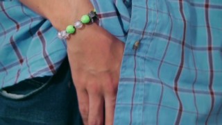 Fans Exclusive Slim Twink Magic C Jerking His Big Cock and Shooting a Thick Cum Load