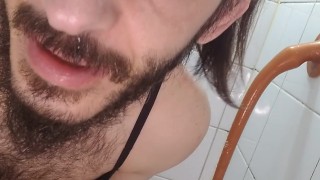 Swalloving 18 inch toy with some gag