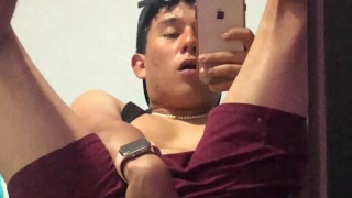 Masturbacion anal latino