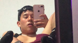 Masturbacion anal latino