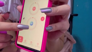 I reach an orgasm in less than five minutes 😱trying control toy