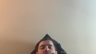 jerking off with big cumshot