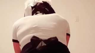 Sissy Femboy Bounces on Horse Dildo