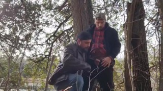 Risky Riverside Blowjob