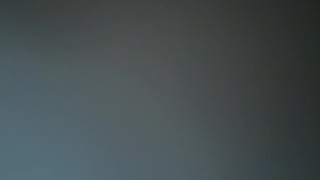 Got excited at a customer's house and use thier room