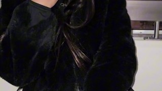 POV Cum Swallow Outdoor Blowjob