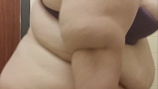 Stripping at work for Daddy