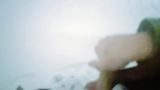 almost got caught cuming in public