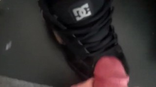 Cumming on my roommate’s DC shoe