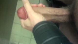 Jerking in the library stall