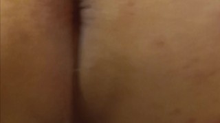 Butt plug insertion on a Crossdresser