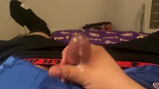 Cumming in Nike Elite Socks
